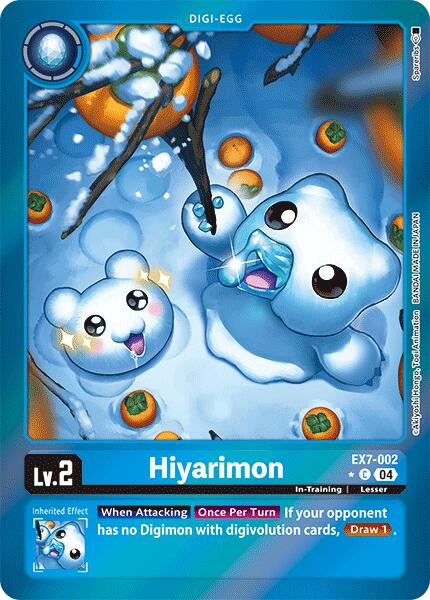 Hiyarimon [EX7-002] (Foil) [Digimon LIBERATOR] | Clutch Gaming