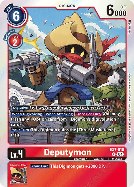 Deputymon [EX7-010] [Digimon LIBERATOR] | Clutch Gaming