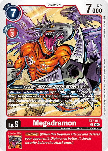 Megadramon [EX7-011] [Digimon LIBERATOR] | Clutch Gaming