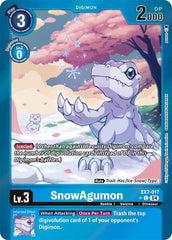 SnowAgumon [EX7-017] (Foil) [Digimon LIBERATOR] | Clutch Gaming