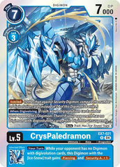 CrysPaledramon [EX7-021] [Digimon LIBERATOR] | Clutch Gaming