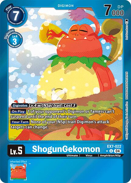 ShogunGekomon [EX7-022] (Foil) [Digimon LIBERATOR] | Clutch Gaming