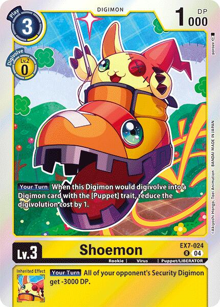 Shoemon [EX7-024] [Digimon LIBERATOR] | Clutch Gaming