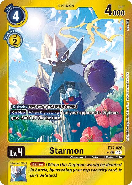 Starmon [EX7-026] (Foil) [Digimon LIBERATOR] | Clutch Gaming