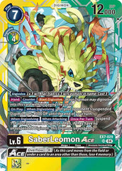 SaberLeomon ACE [EX7-029] [Digimon LIBERATOR] | Clutch Gaming