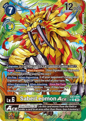 SaberLeomon ACE [EX7-029] (Alternate Art) [Digimon LIBERATOR] | Clutch Gaming