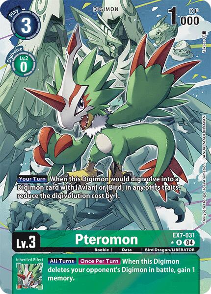 Pteromon [EX7-031] (Alternate Art) [Digimon LIBERATOR] | Clutch Gaming