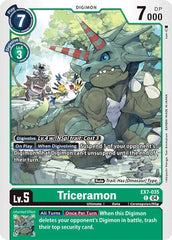 Triceramon [EX7-035] [Digimon LIBERATOR] | Clutch Gaming