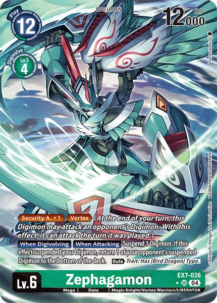 Zephagamon [EX7-036] (Alternate Art) [Digimon LIBERATOR] | Clutch Gaming