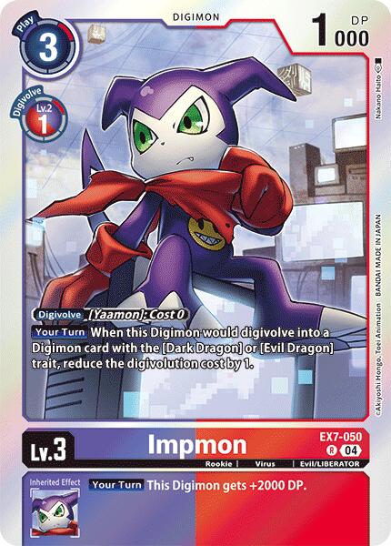 Impmon [EX7-050] [Digimon LIBERATOR] | Clutch Gaming