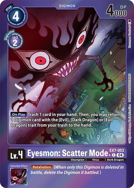 Eyesmon: Scatter Mode [EX7-053] (Foil) [Digimon LIBERATOR] | Clutch Gaming