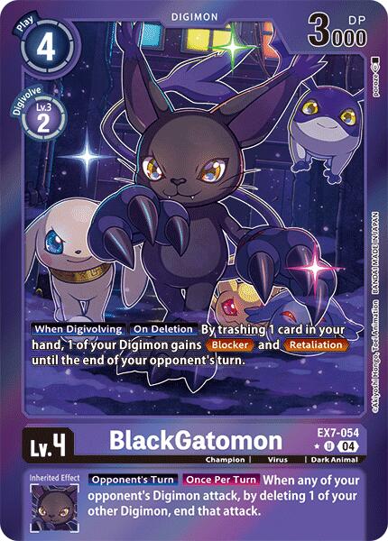 BlackGatomon [EX7-054] (Foil) [Digimon LIBERATOR] | Clutch Gaming