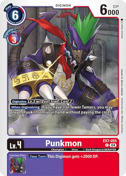 Punkmon [EX7-055] [Digimon LIBERATOR] | Clutch Gaming