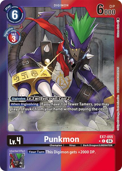 Punkmon [EX7-055] (Foil) [Digimon LIBERATOR] | Clutch Gaming