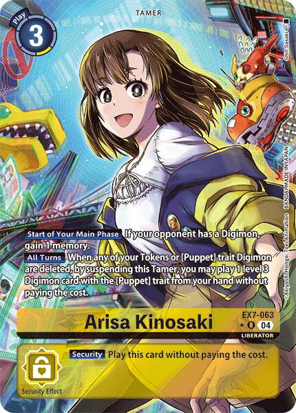 Arisa Kinosaki [EX7-063] (Alternate Art) [Digimon LIBERATOR] | Clutch Gaming