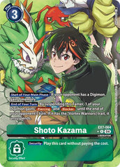 Shoto Kazama [EX7-064] (Alternate Art) [Digimon LIBERATOR] | Clutch Gaming