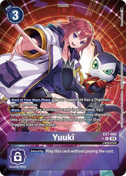 Yuuki [EX7-065] (Alternate Art) [Digimon LIBERATOR] | Clutch Gaming