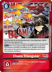 Chaos Triangular [EX7-066] (Foil) [Digimon LIBERATOR] | Clutch Gaming