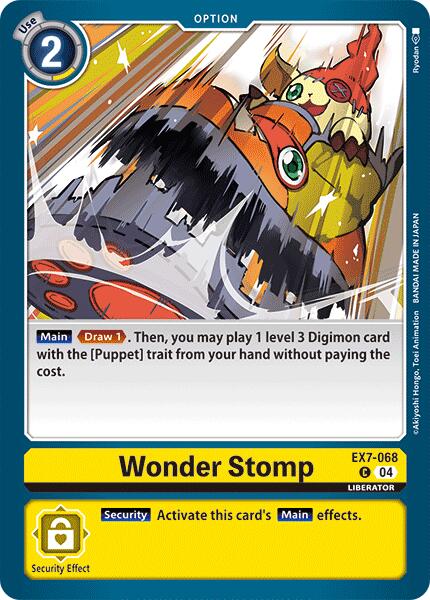 Wonder Stomp [EX7-068] [Digimon LIBERATOR] | Clutch Gaming