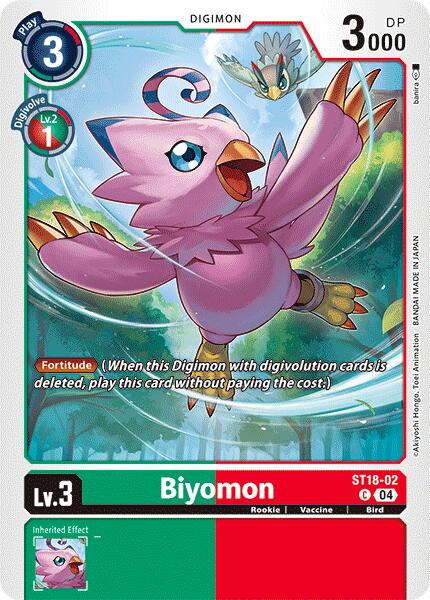 Biyomon [ST18-02] [Starter Deck: Guardian Vortex] | Clutch Gaming