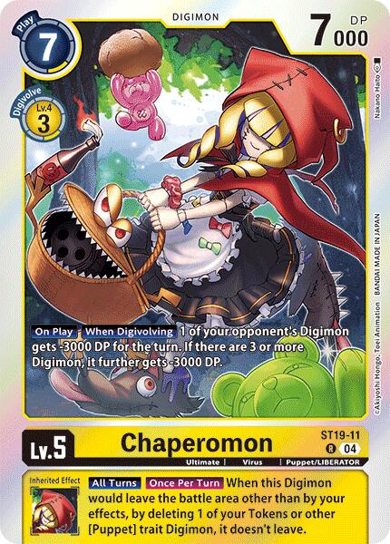 Chaperomon [ST19-11] [Starter Deck: Fable Waltz] | Clutch Gaming