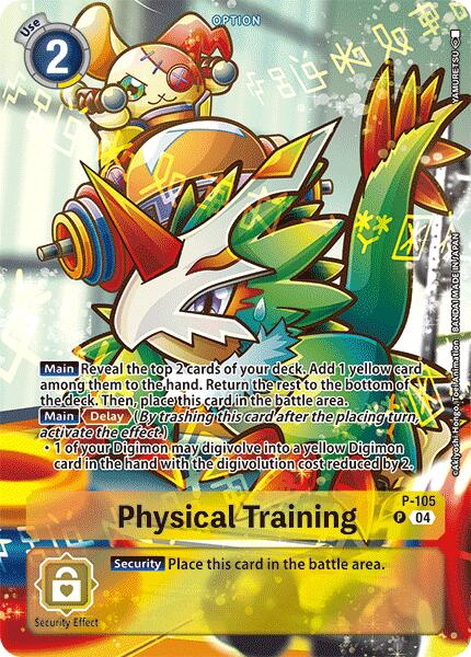 Physical Training [P-105] (Starter Deck 18 Exclusive) [Starter Deck: Guardian Vortex Promos] | Clutch Gaming