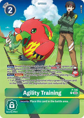 Agility Training [P-106] (Starter Deck 18 Exclusive) [Starter Deck: Guardian Vortex Promos] | Clutch Gaming