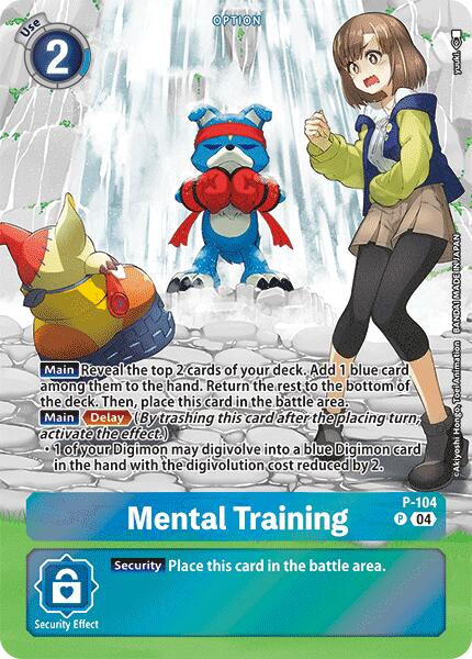 Mental Training [P-104] (Starter Deck 19 Exclusive) [Starter Deck: Fable Waltz Promos] | Clutch Gaming