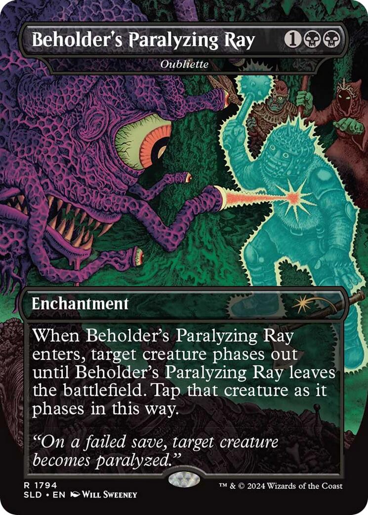 Beholder's Paralyzing Ray - Oubliette [Secret Lair Drop Series] | Clutch Gaming