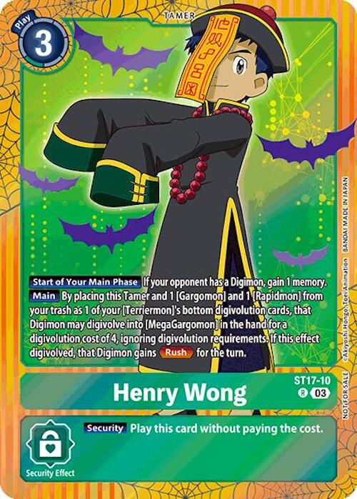 Henry Wong [ST17-10] (Halloween Event 2024) [Starter Deck: Double Typhoon Advanced Deck Set] | Clutch Gaming