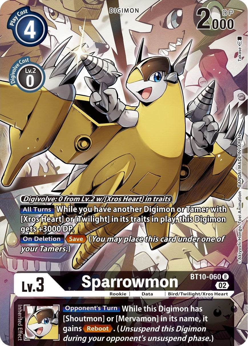 Sparrowmon [BT10-060] (Alternate Art) [Xros Encounter] | Clutch Gaming