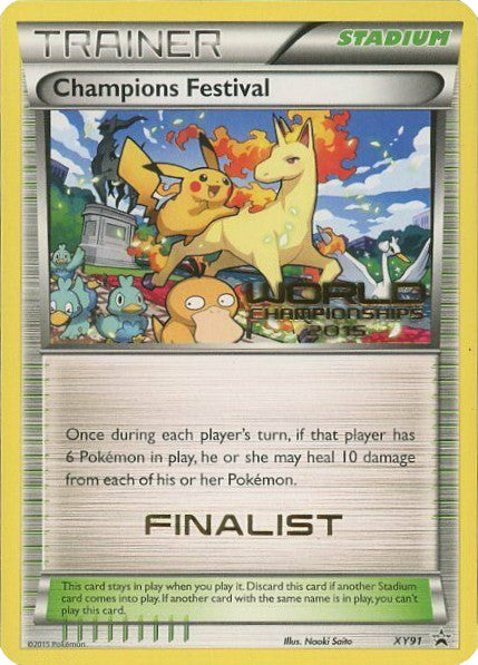 Champions Festival (XY91) (2015 Finalist) [XY: Black Star Promos] | Clutch Gaming