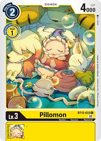 Pillomon [BT12-033] [Across Time] | Clutch Gaming