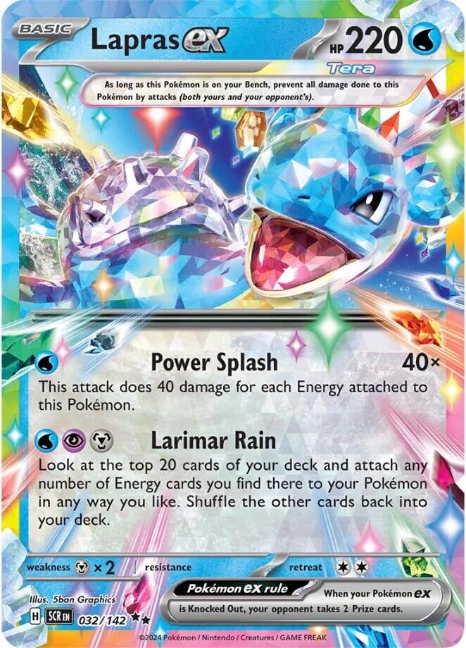 Lapras ex (032/142) [Scarlet & Violet: Stellar Crown] | Clutch Gaming