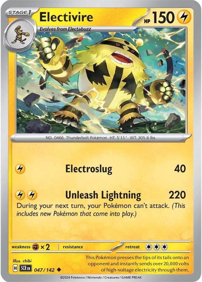 Electivire (047/142) [Scarlet & Violet: Stellar Crown] | Clutch Gaming