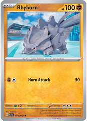 Rhyhorn (074/142) [Scarlet & Violet: Stellar Crown] | Clutch Gaming