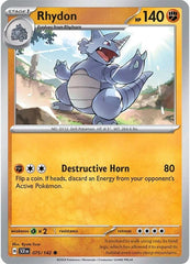 Rhydon (075/142) [Scarlet & Violet: Stellar Crown] | Clutch Gaming