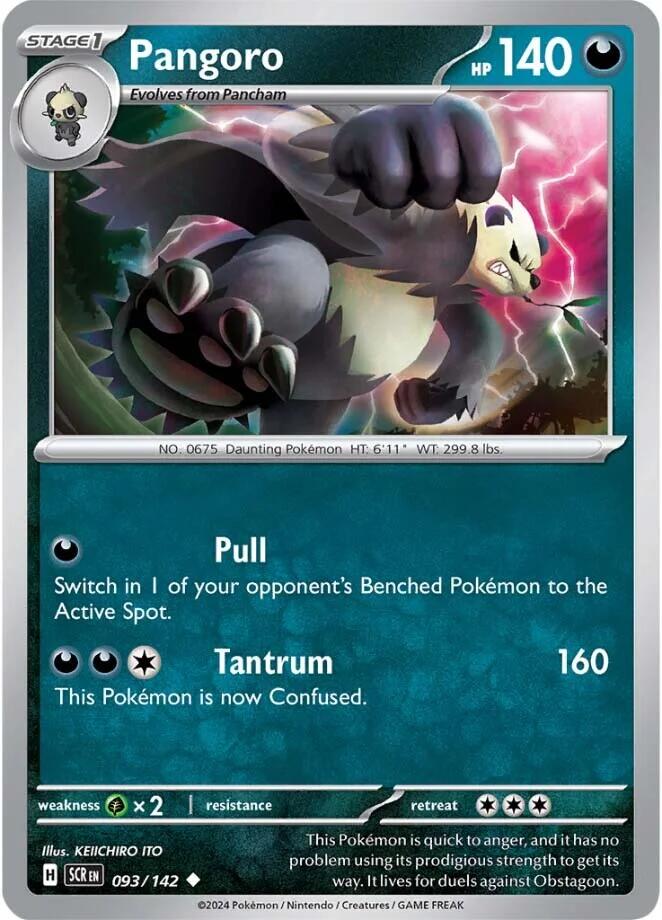 Pangoro (093/142) [Scarlet & Violet: Stellar Crown] | Clutch Gaming