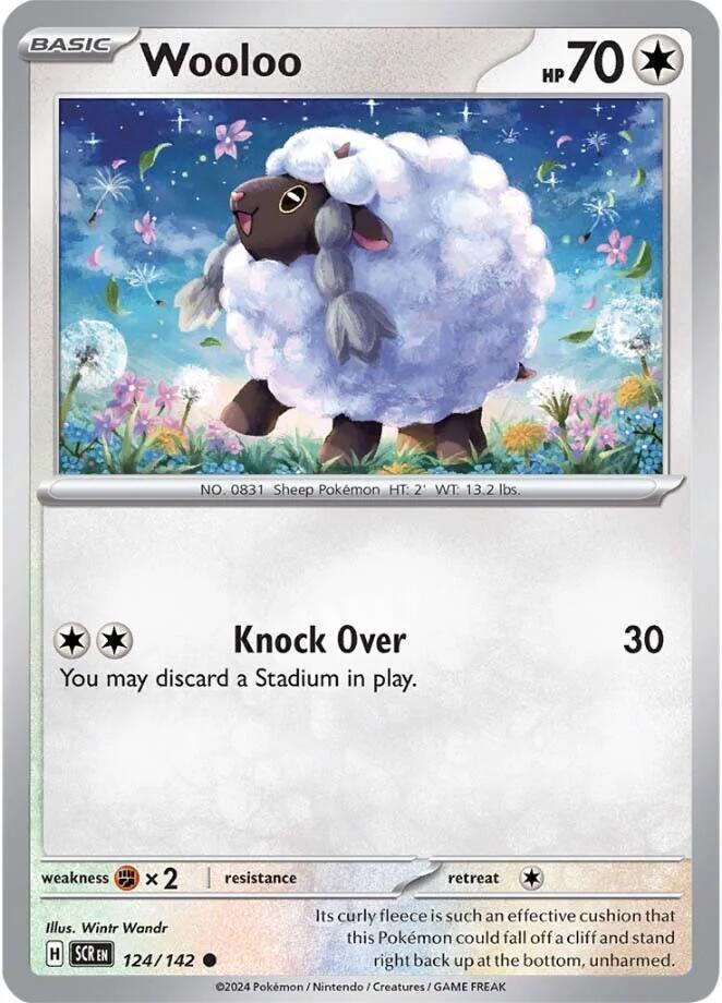 Wooloo (124/142) [Scarlet & Violet: Stellar Crown] | Clutch Gaming