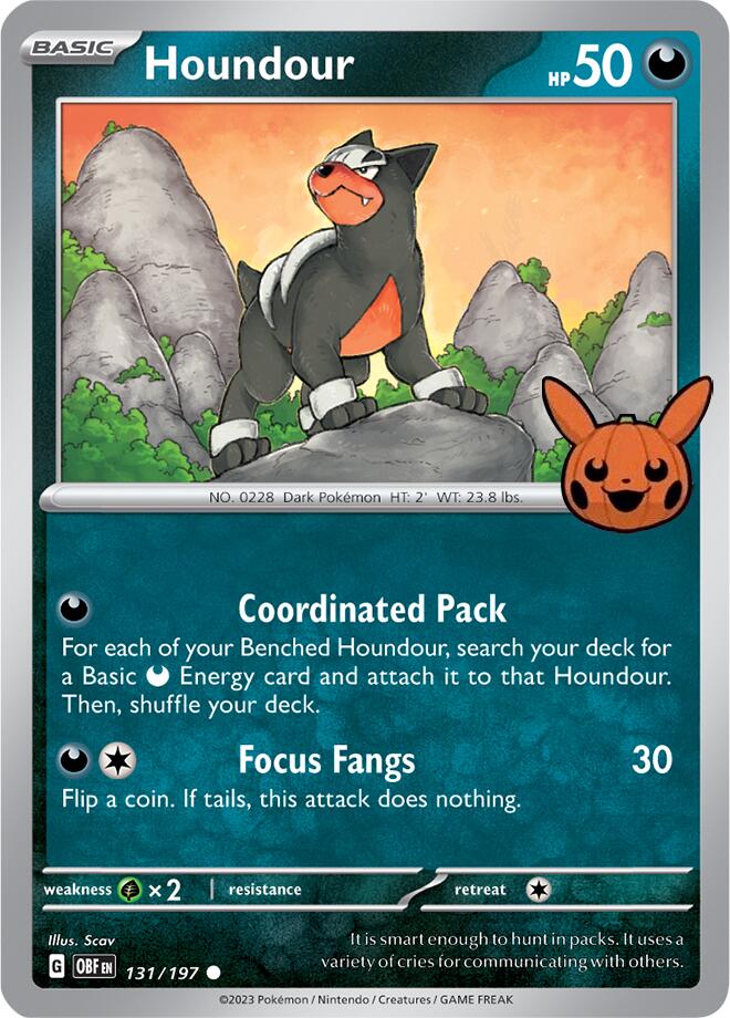 Houndour (131/197) [Trick or Trade 2024] | Clutch Gaming