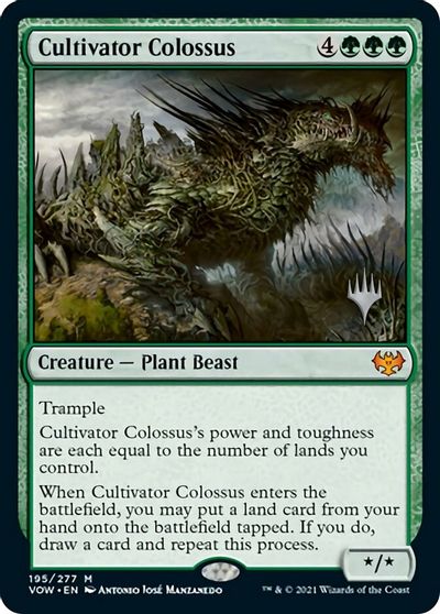 Cultivator Colossus (Promo Pack) [Innistrad: Crimson Vow Promos] | Clutch Gaming