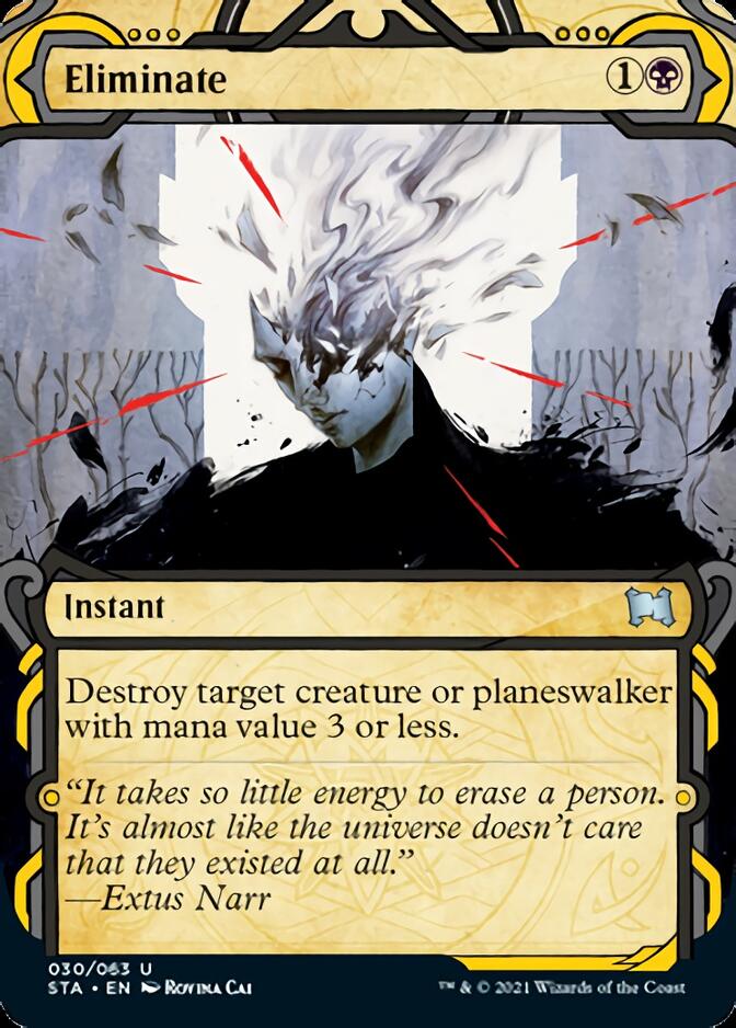 Eliminate (Foil Etched) [Strixhaven: Mystical Archive] | Clutch Gaming