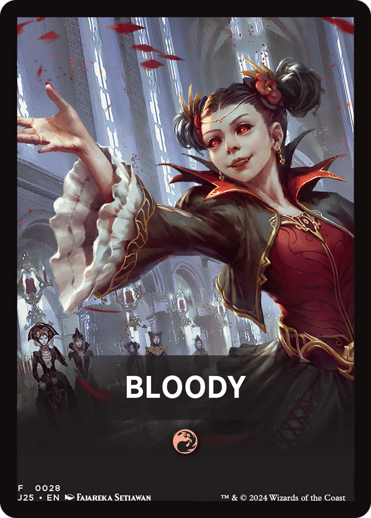 Bloody Theme Card [Foundations Jumpstart Front Cards] | Clutch Gaming