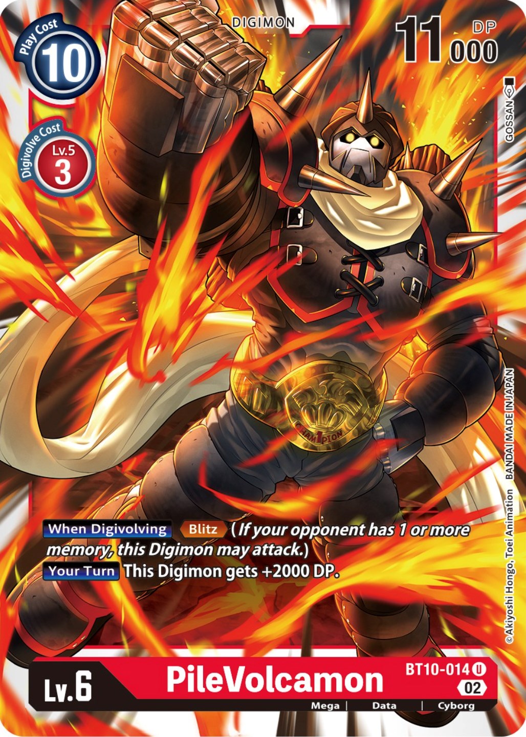 PileVolcamon [BT10-014] [Xros Encounter] | Clutch Gaming