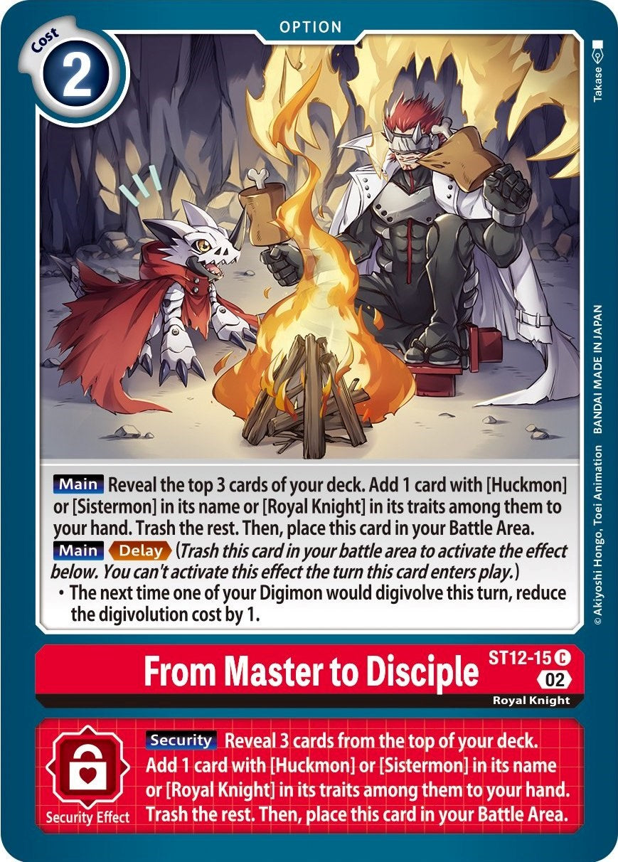 From Master to Disciple [ST12-15] [Starter Deck: Jesmon] | Clutch Gaming