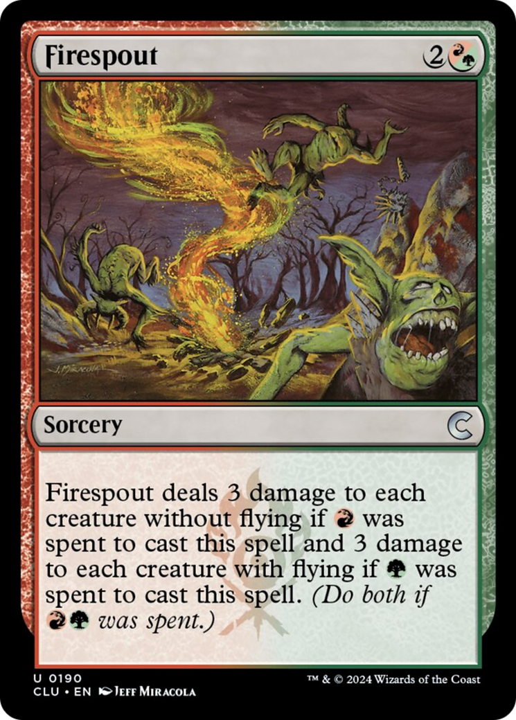 Firespout [Ravnica: Clue Edition] | Clutch Gaming