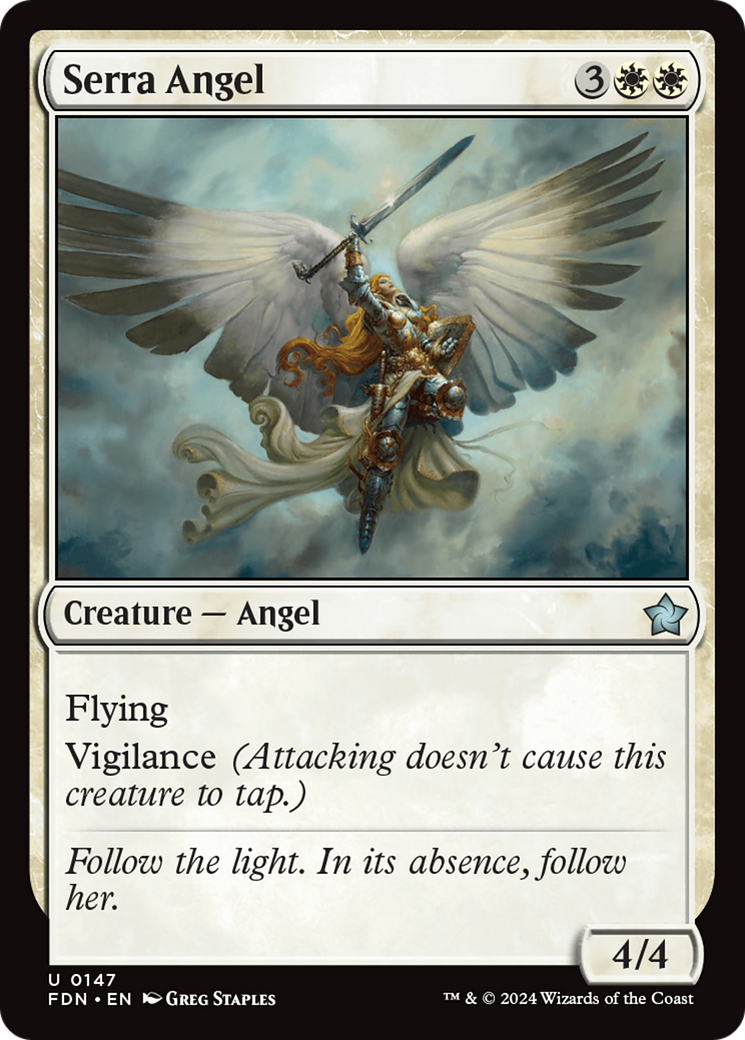 Serra Angel [Foundations] | Clutch Gaming