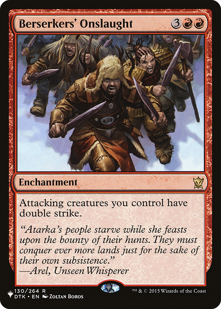 Berserkers' Onslaught [The List Reprints] | Clutch Gaming