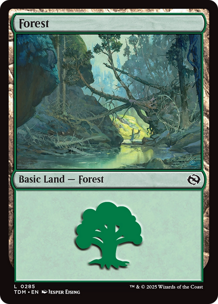 Forest (0285) [Tarkir: Dragonstorm] | Clutch Gaming