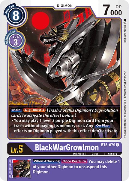 BlackWarGrowlmon [BT5-079] [Battle of Omni] | Clutch Gaming